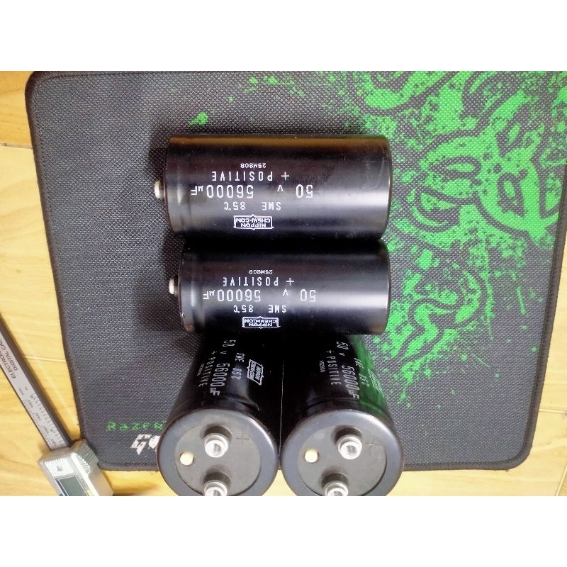 Cặp tụ Nipon 56000uf 50v hàng tháo máy
