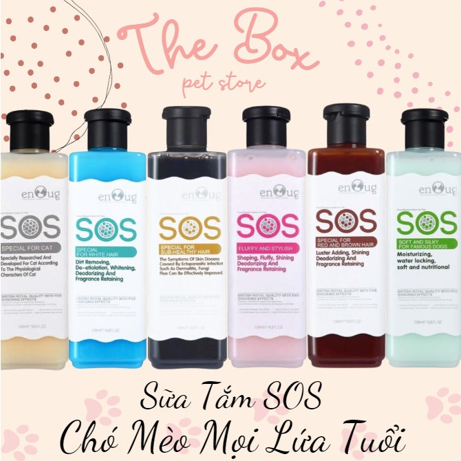 Sữa Tắm SOS Chó Mèo Mọi Lứa Tuổi