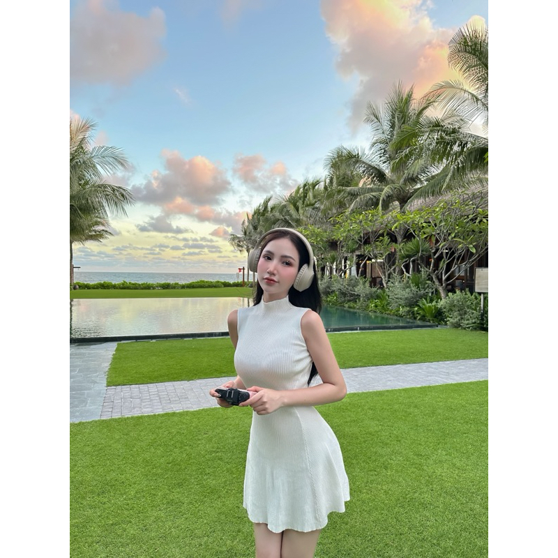 ĐẦM LEN SÁT NÁCH - F05187