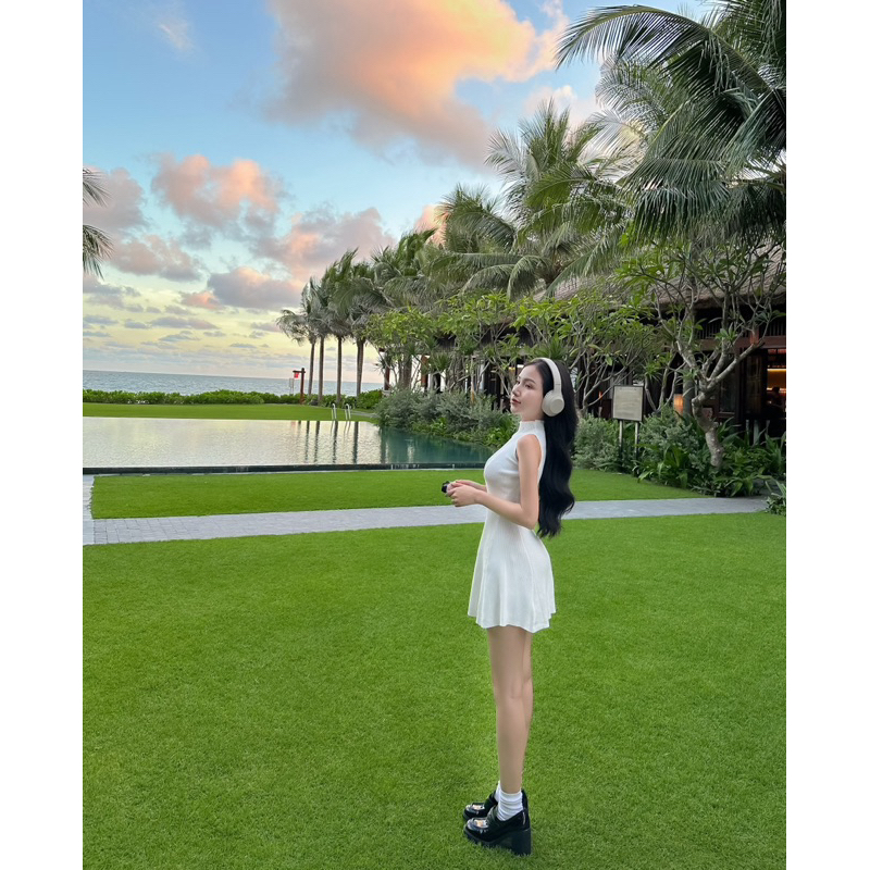 ĐẦM LEN SÁT NÁCH - F05187