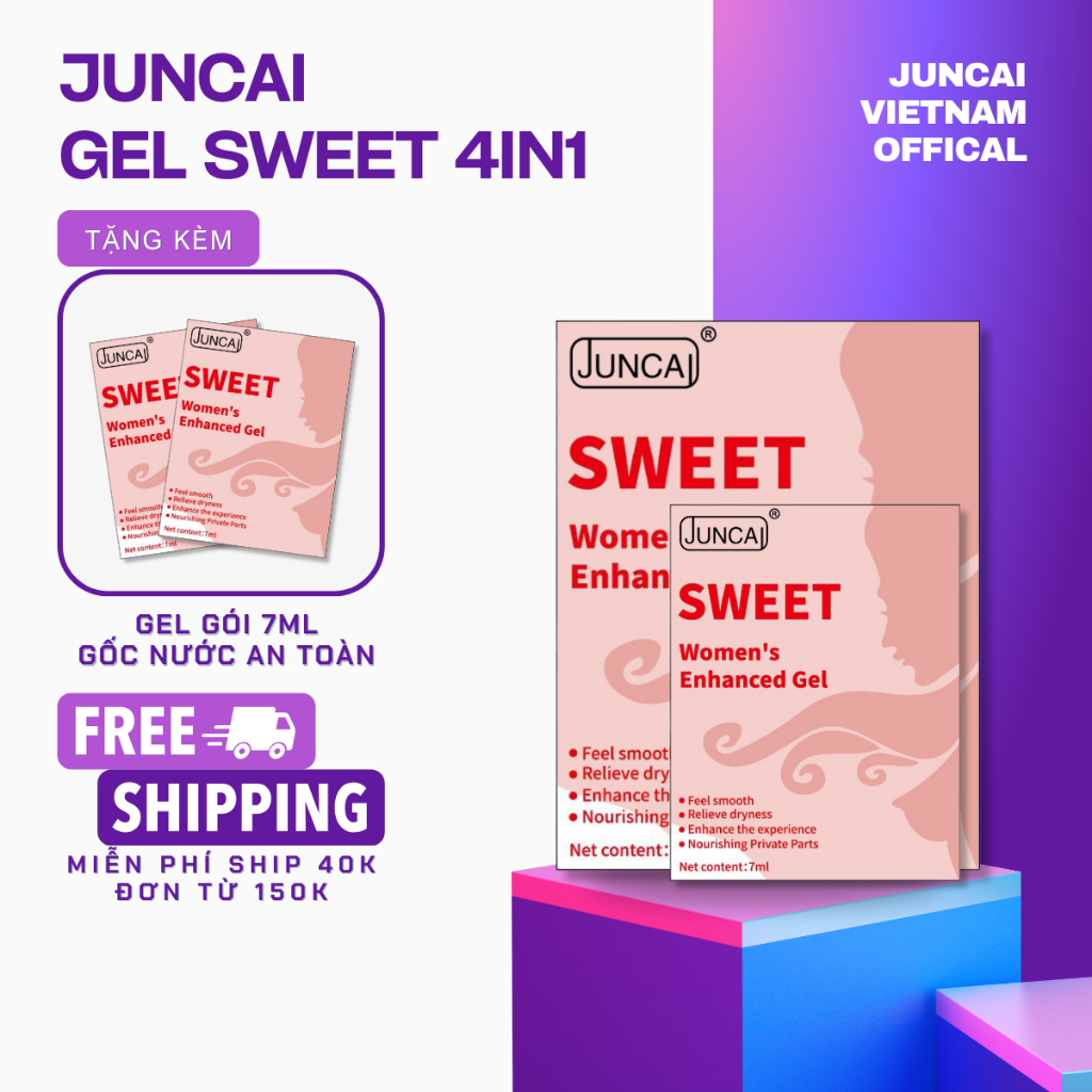 Gel bôi trơn Juncai gốc nước dạng túi 7ml