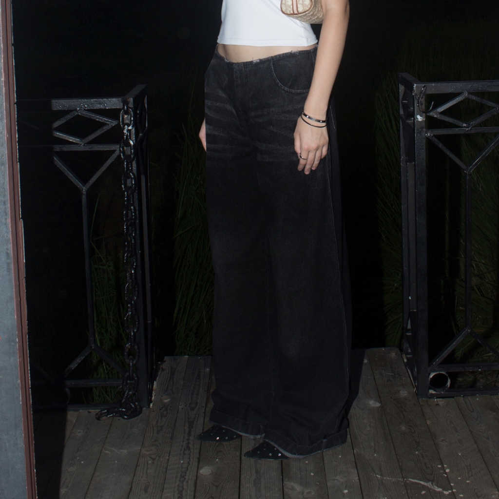 Pepper Denim pants - quần jean ống rộng Pepper