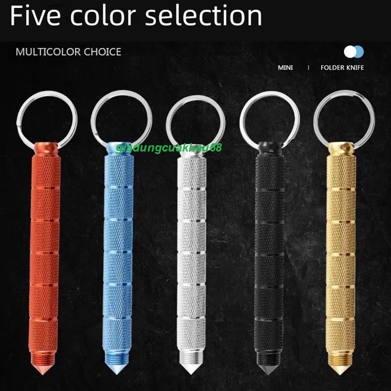 Móc khóa dao treo chìa khoá đa năng mini siêu tiện lợi , Dao rút dao gấp gọn sang trọng. Dao phượt cắm trại mini bỏ túi