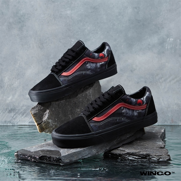 Giày Vans chính hãng Old Skool Haloween Midnight Shift Black / Black
