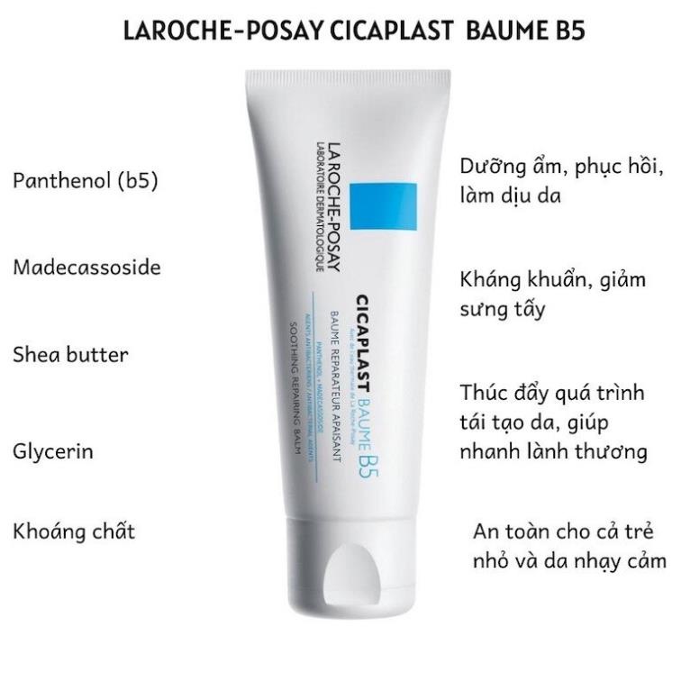 Kem dưỡng phục hồi đa công dụng và làm dịu da La Roche-Posay Cicaplast Baume B5+ 40ml