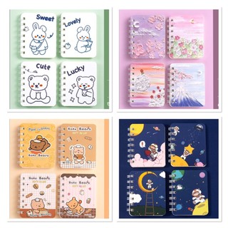 Sổ Tay Ghi Chép Lò Xo A7 mini với nhiều mẫu mã, màu sắc vô cùng dễ thễ thương xinh xắn, thiết kế nhỏ gọn tiện lợi