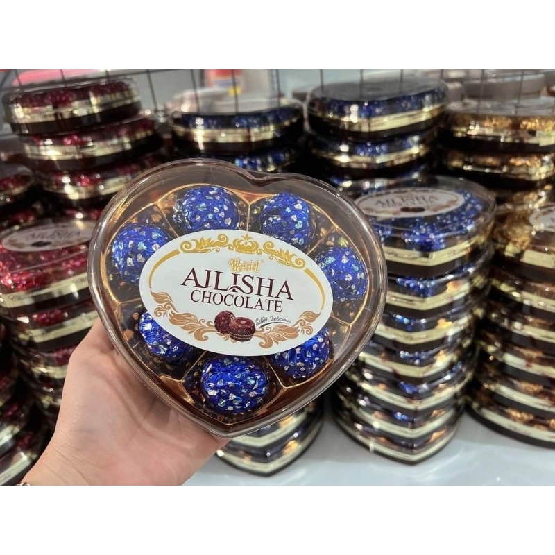 Socola hộp trái tim 8 viên