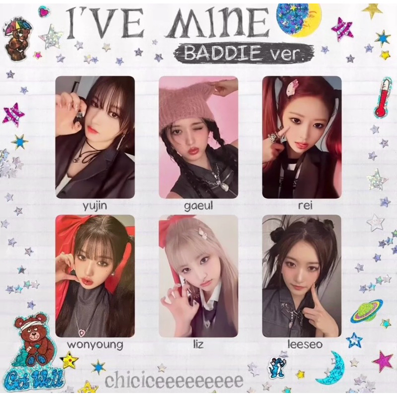 Album IVE - I'VE MINE nguyên seal chính hãng được chọn ver