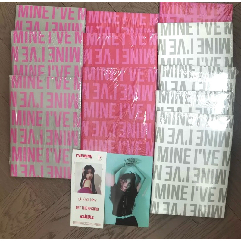 Album IVE - I'VE MINE nguyên seal chính hãng được chọn ver