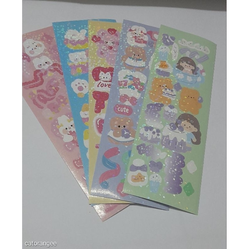 Set 10 tấm stickers decor top , trang trí bàn học , ....