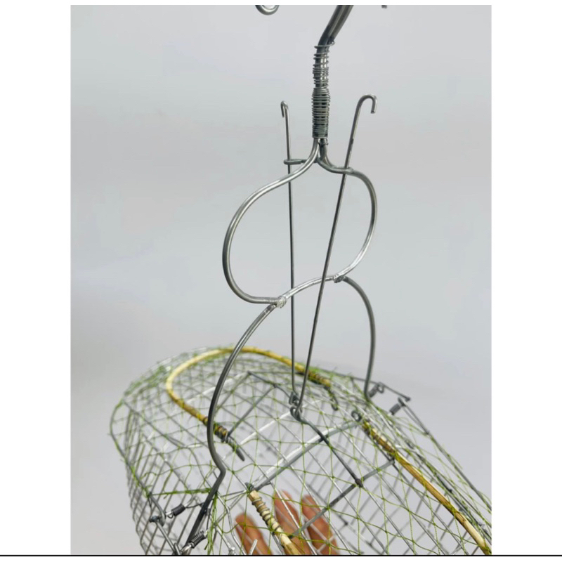 Lồng bẫy chim khuyên, chào mào form Sài Gòn chất liệu kẽm cứng cáp bền đẹp siêu nhạy