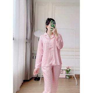Bộ pijama lụa vic cao cấp