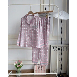 Bộ pijama lụa vic cao cấp