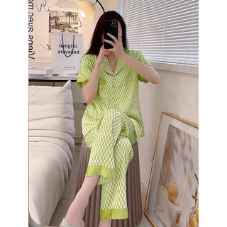 Bộ pijama lụa vic cao cấp