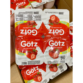 LỐC 4 HŨ - Sữa chua Gotz dâu 100g