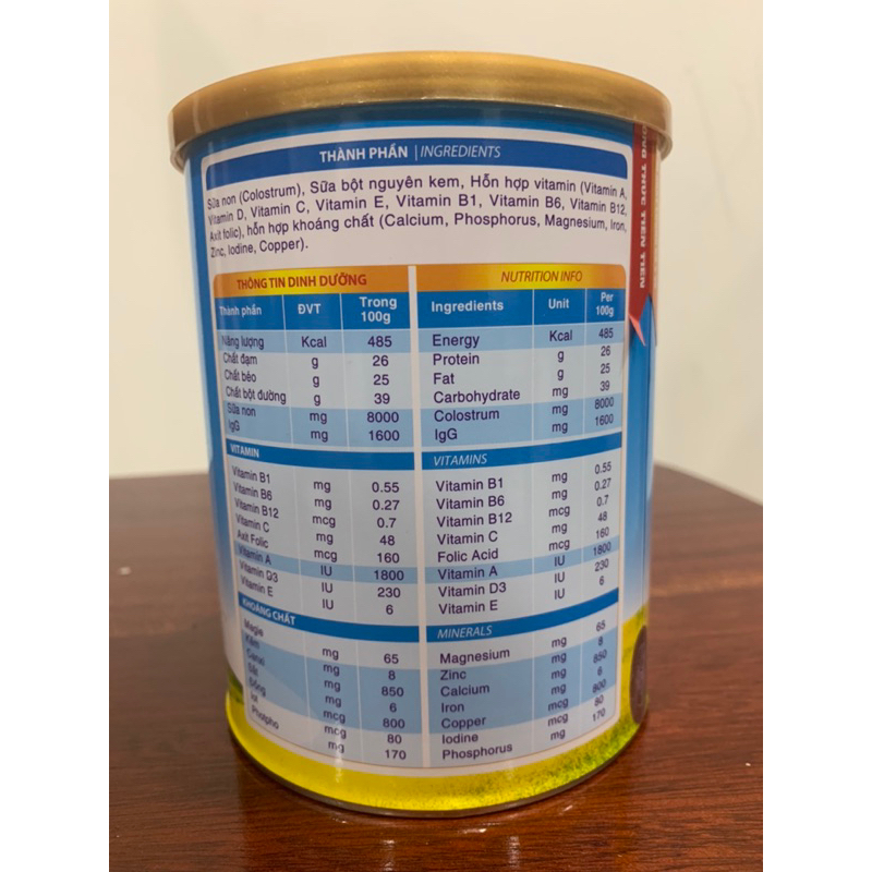 Colostrum milk powder gold 400g date mới