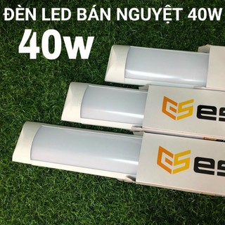 Bóng Đèn Led Bán Nguyệt Mica dài 1m2 40W Siêu Sáng thân nhôm bảo hành 12 tháng
