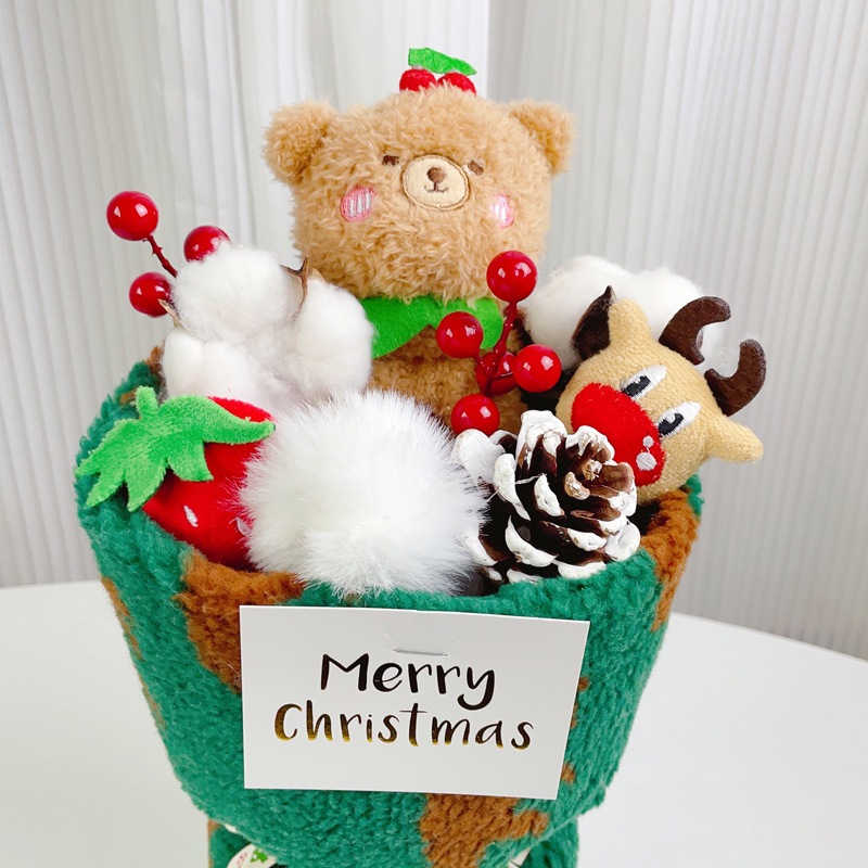 Bó hoa Noel / quà tặng Giáng sinh kèm túi giấy sang trọng