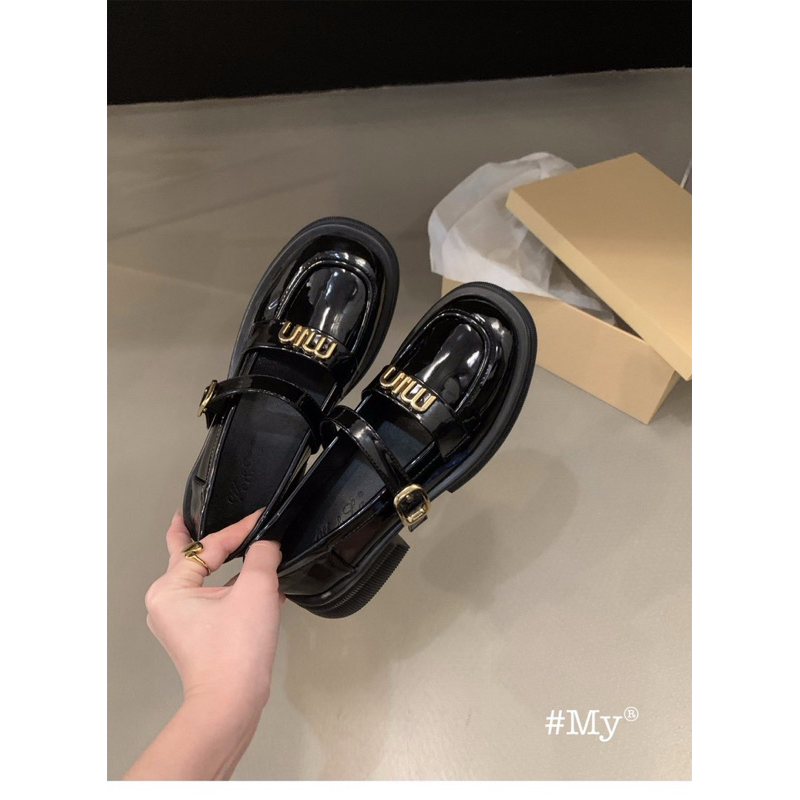 Giầy oxford miu quai ngang thiết kế mới