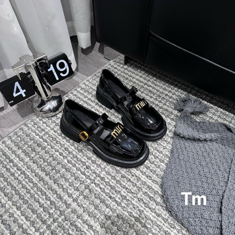 Giầy oxford miu quai ngang thiết kế mới