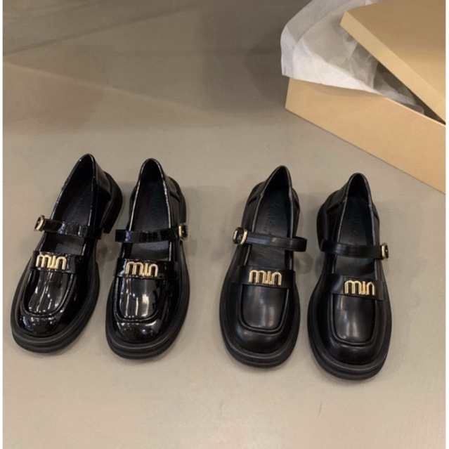 Giầy oxford miu quai ngang thiết kế mới