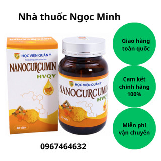 Nano Curcumin HVQY học viện quân y giảm đau dạ dày