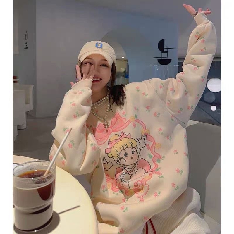 Áo nỉ cô gái hàng QCL1