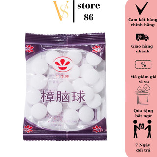 Set 20 Viên Long Não Khử Mùi Đuổi Côn Trùng Gián, Chuột Cho Tủ Quần Áo VS STORE
