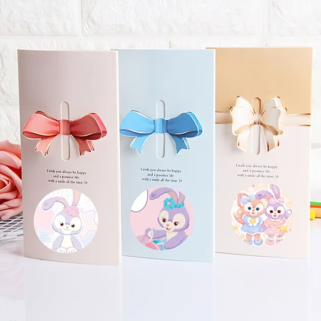 Sticker Thankyou 1K  thỏ ngọc dể thương , gấu vuông cute