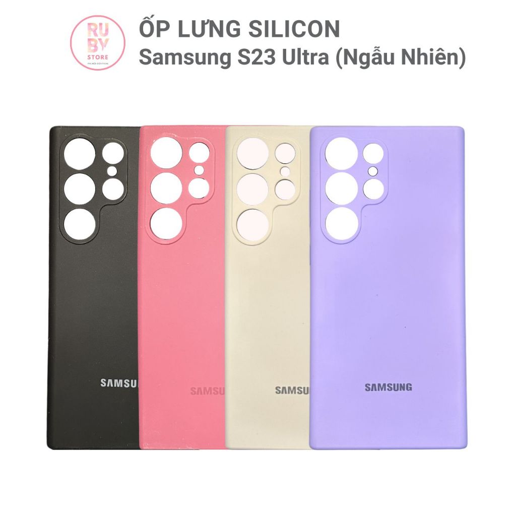 Ốp Lưng Silicon Samsung S23 Ultra - Ruby Store