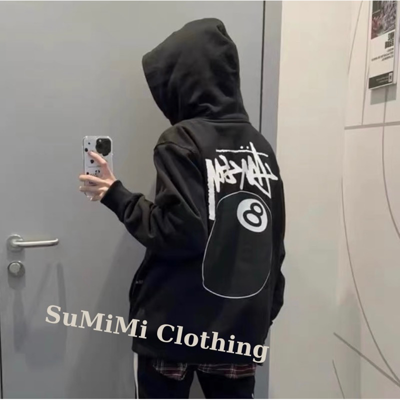 Áo HOODIE VIẾNTUSSY  Ball 8 chất liệu Nỉ Bông Cottong cao cấp 100% cotton