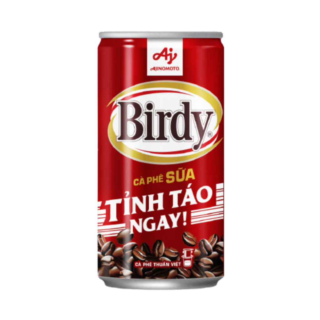 Thùng 30 lon Cà phê Birdy Sữa 170ml/lon cafe
