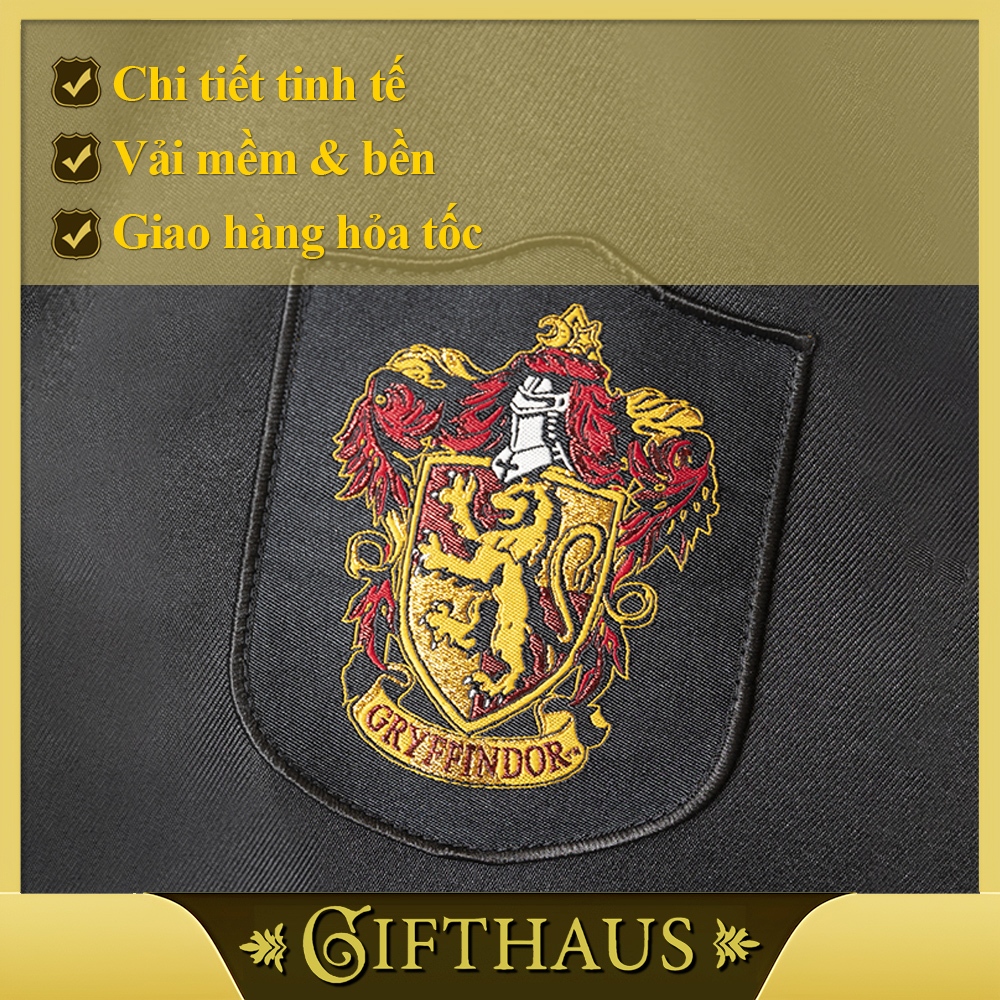 Áo choàng Harry Potter Nhà Đỏ - Đủ Bộ