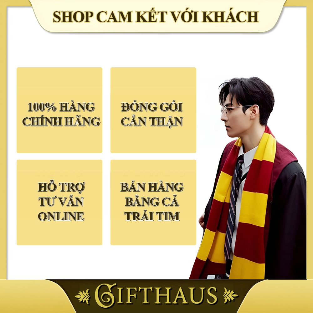Áo choàng Harry Potter Nhà Đỏ - Đủ Bộ