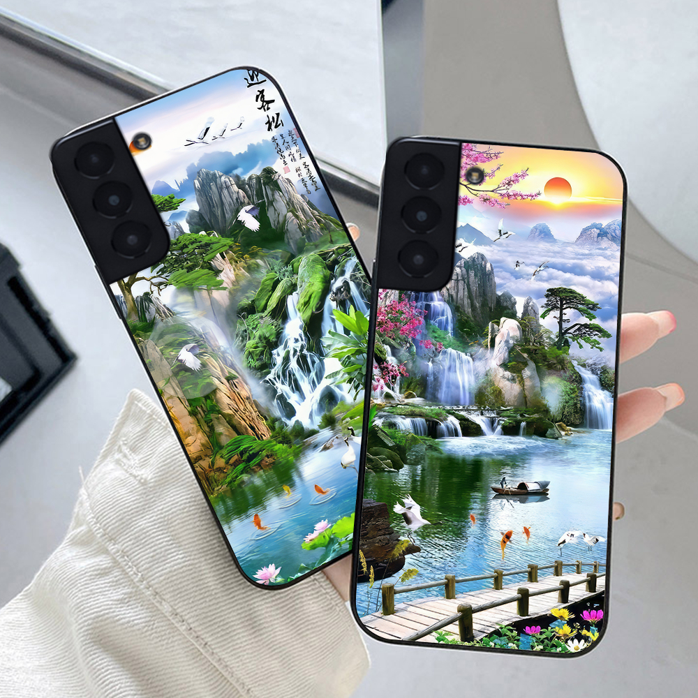 Ốp lưng Samsung ss s21 / ss s30 / ss s21 fe in hình phong cảnh phong thủy tài lộc