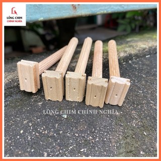 Cầu phụ lồng chim hút mật, khuyên, ốc mít,... mẫu sọc dọc dài 8cm - phụ kiện lồng chim Nghĩa