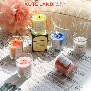 Nến thơm tinh dầu mini handmade sáp đậu nành tự nhiên không khói decor phòng làm quà tặng NT29