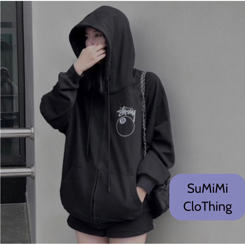 Áo HOODIE VIẾNTUSSY  Ball 8 chất liệu Nỉ Bông Cottong cao cấp 100% cotton