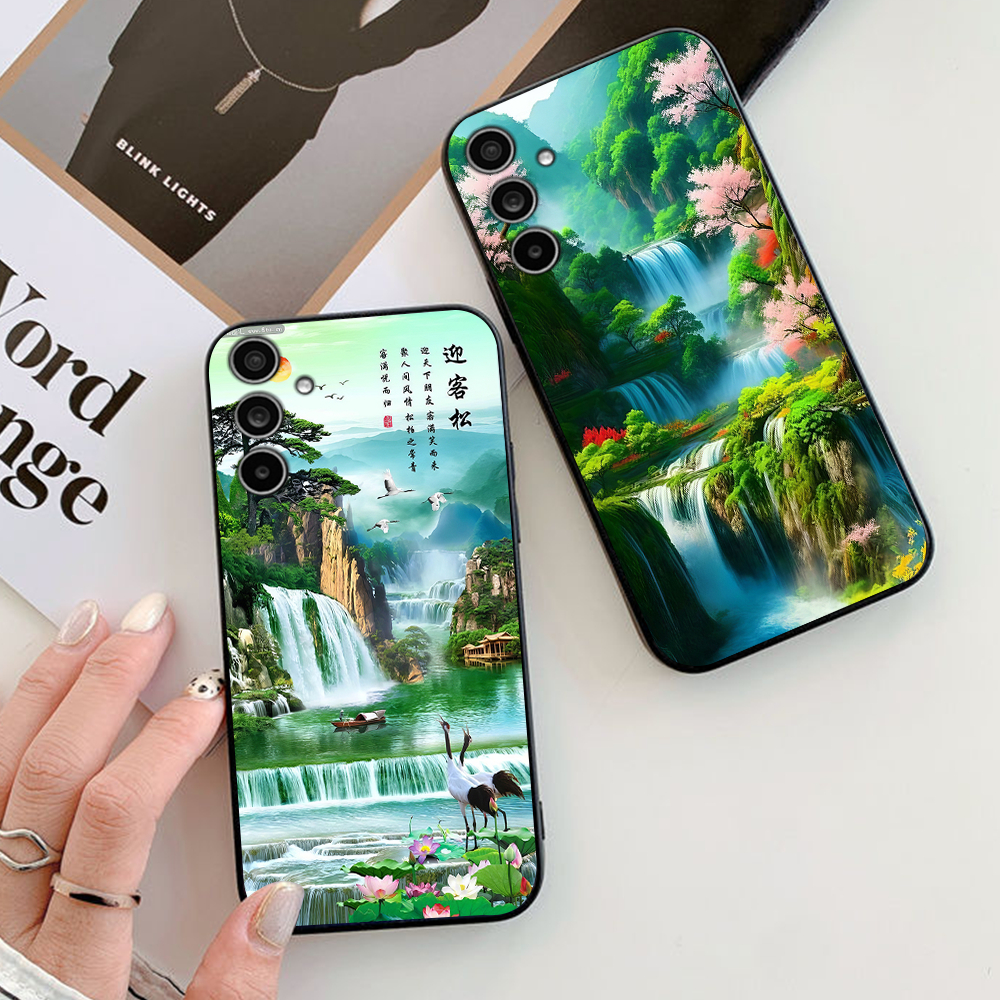 Ốp lưng Samsung a54 5g / ss a14 5g / m14 5g / ss a34 5g in hình phong cảnh phong thủy tài lộc