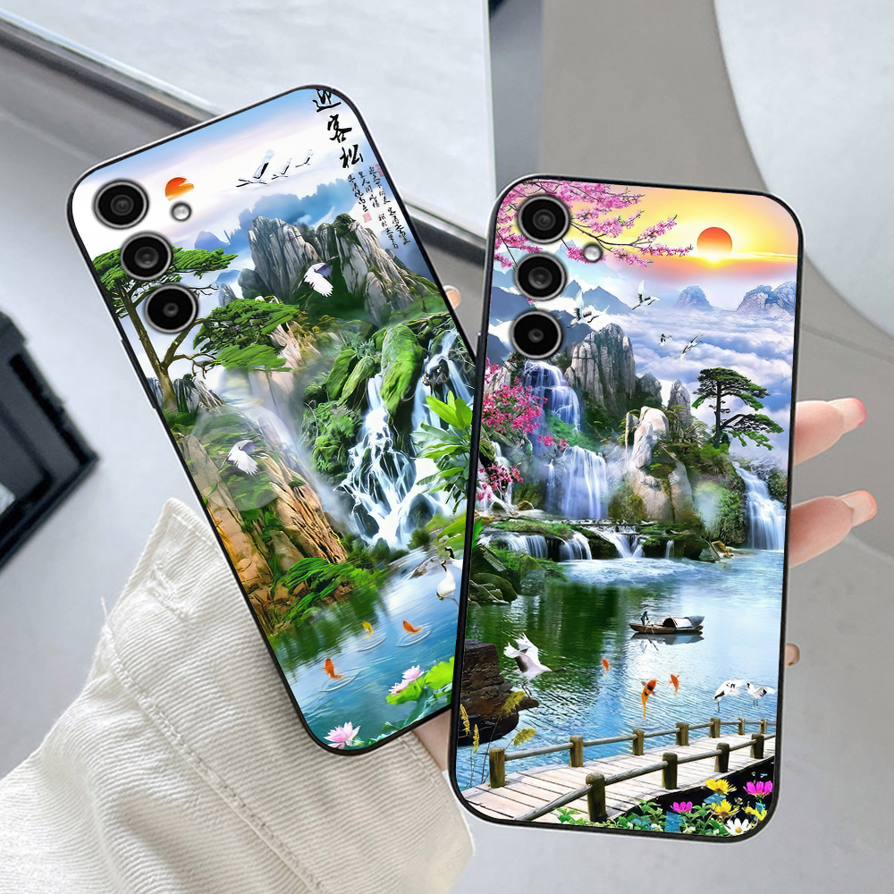 Ốp lưng Samsung a54 5g / ss a14 5g / m14 5g / ss a34 5g in hình phong cảnh phong thủy tài lộc