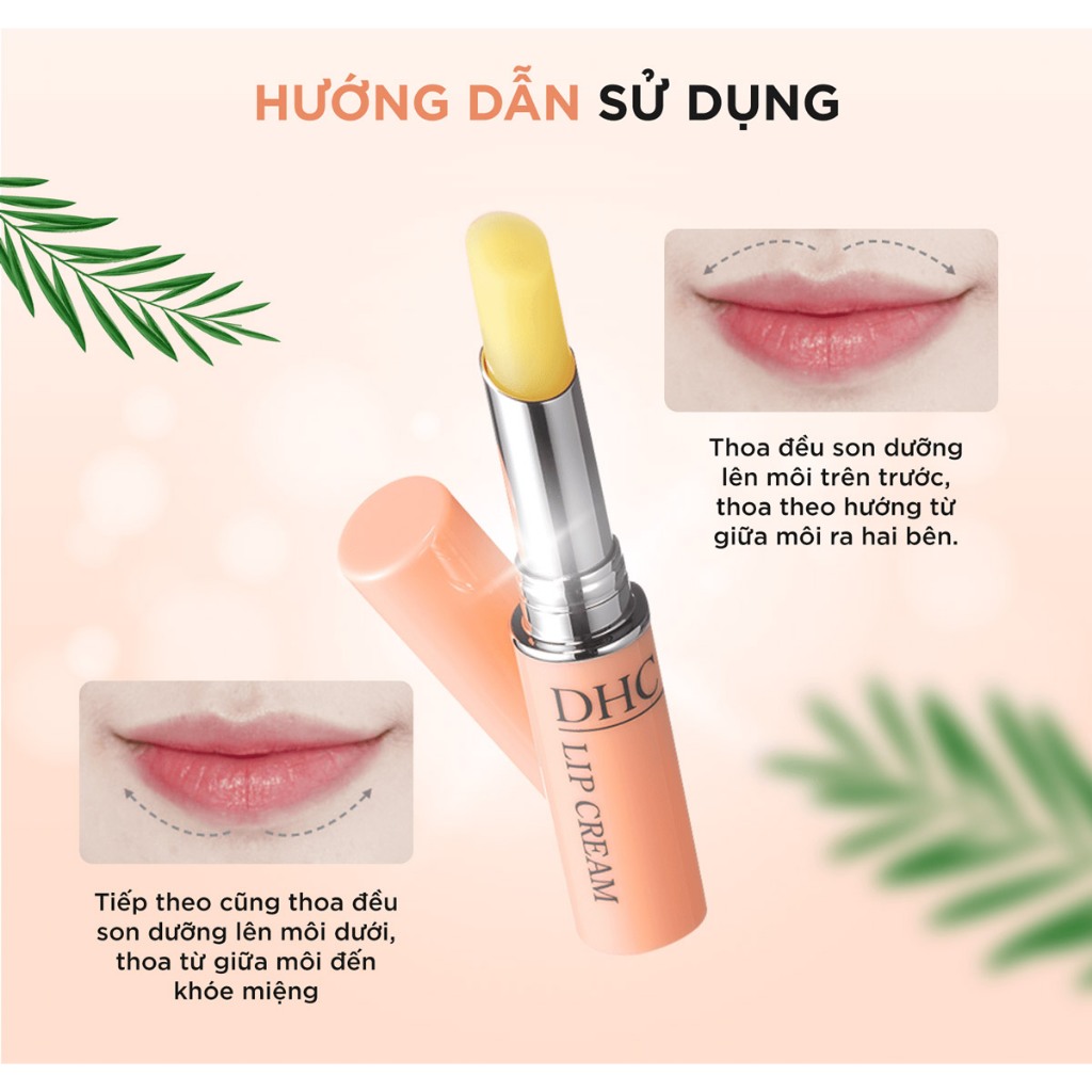 Son dưỡng môi DHC Lip Cream nội địa Nhật dưỡng ẩm, làm mềm môi 1,5g