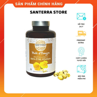 Dầu Hoa Anh Thảo Santerra Pháp, Ép Lạnh, Tinh Khiết, Điều Hòa Nội Tiết Tố, Đẹp Da.