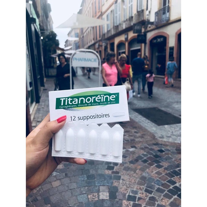 Bill Pháp - Viên_đặt_trĩ_Titanoreine_12_viên