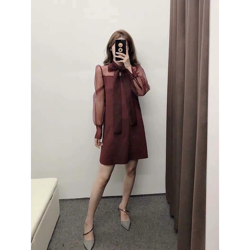 Váy Zara sz S màu đỏ cực sang chảnh