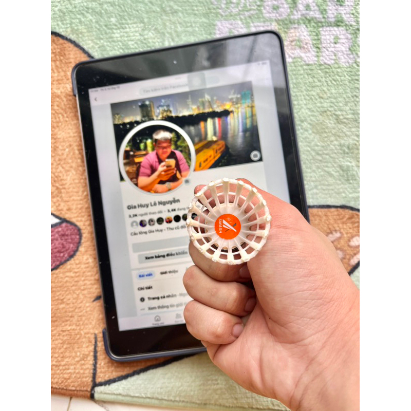 Đế cầu lông móc len