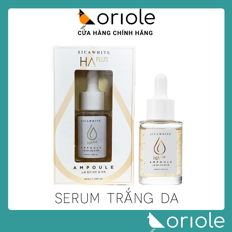 Serum HA Sica White Chính Hãng Tinh Chất Ampoule HA Plus