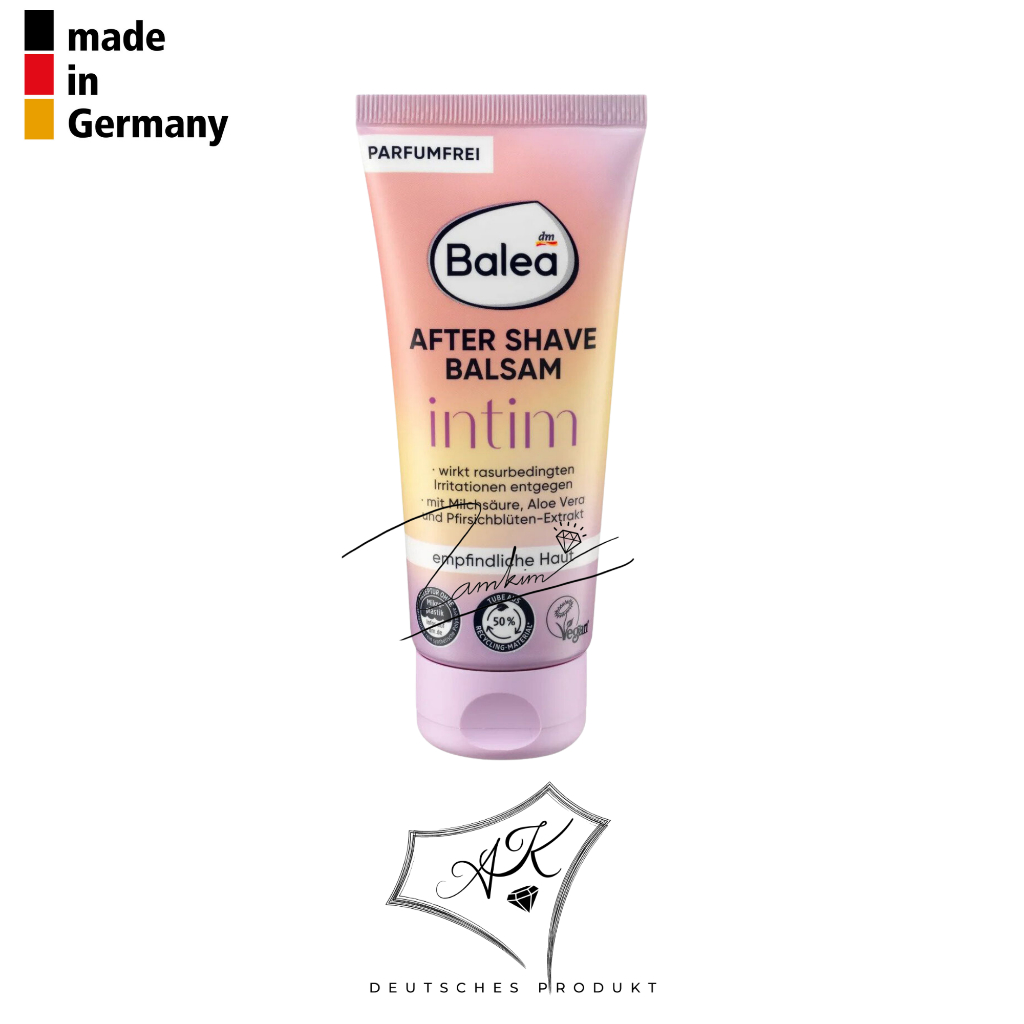 Kem dưỡng sau cạo, wax nội địa Đức - Balea, dành riêng cho vùng Bikini, vùng da nhạy cảm