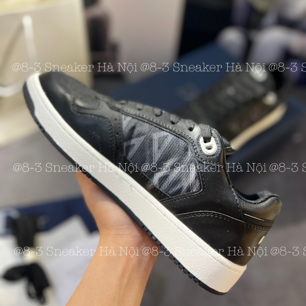 Giày Thể Thao DIO B27 da đen họa tiết Kim Cương , Giày Dio B27 da đen kim cương cao cấp nhất.