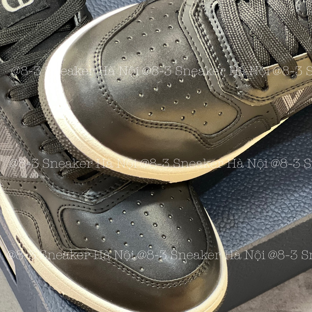 Giày Thể Thao DIO B27 da đen họa tiết Kim Cương , Giày Dio B27 da đen kim cương cao cấp nhất.