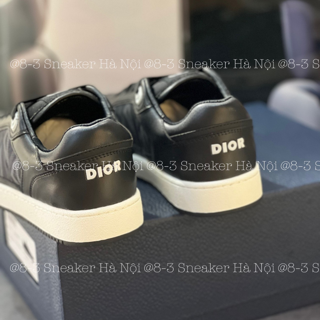 Giày Thể Thao DIO B27 da đen họa tiết Kim Cương , Giày Dio B27 da đen kim cương cao cấp nhất.